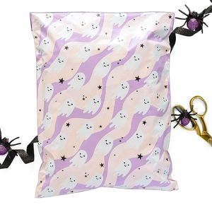 5 SETS LEFT👻10 Designer Purple Ghosts Large poly Mailers